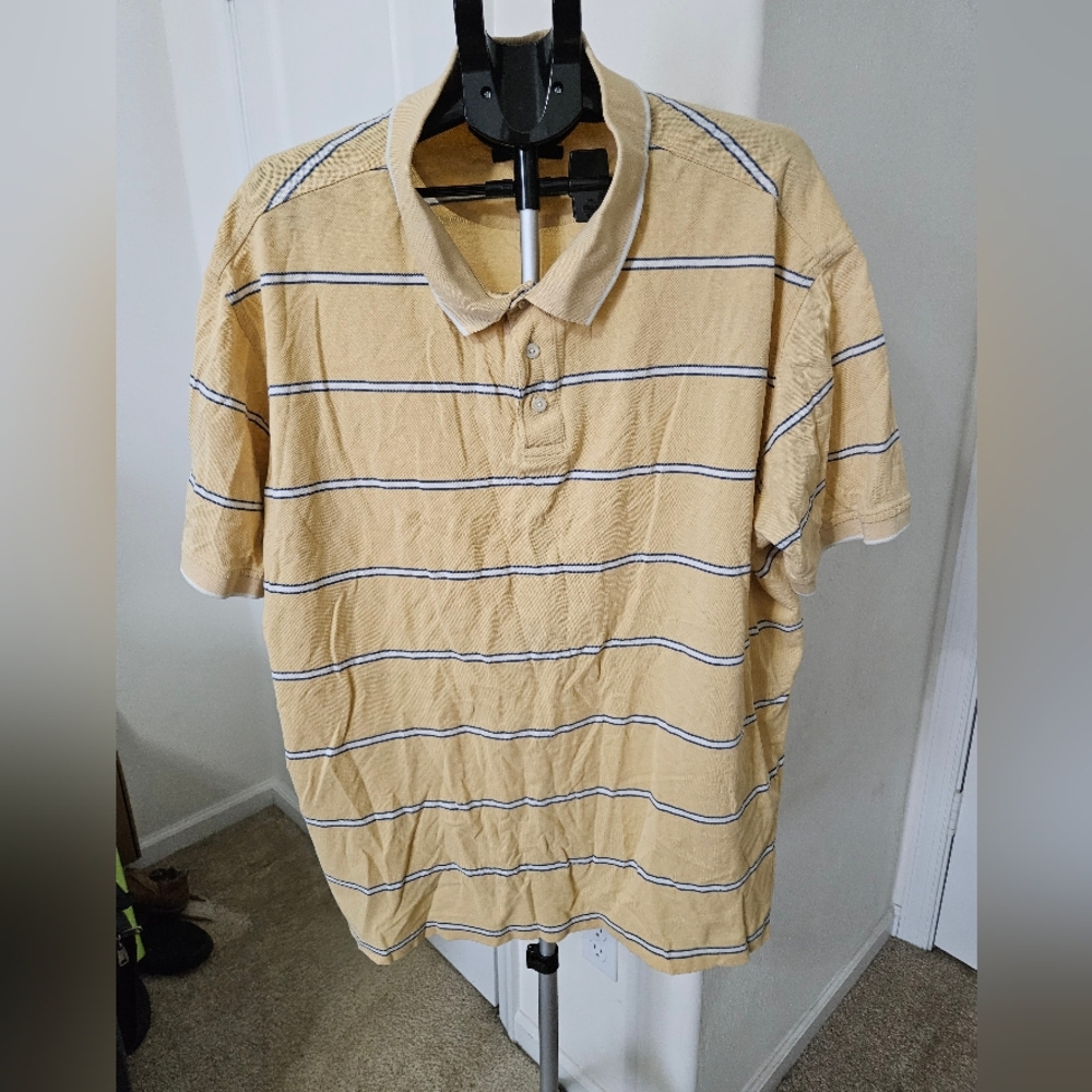 Roundtree & Yorke Tan Polo Shirt